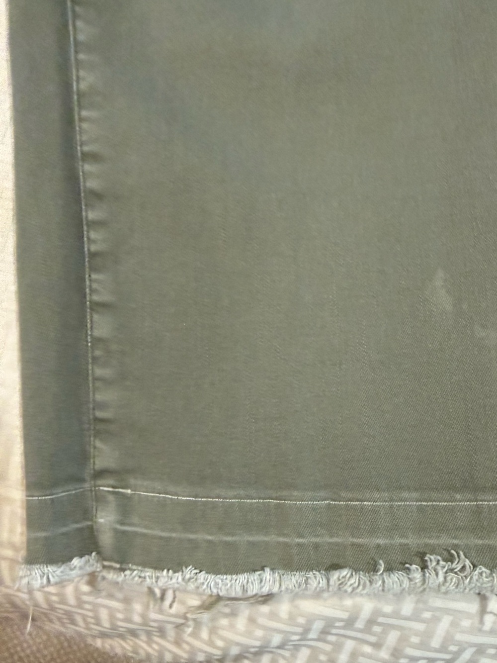NYDJ 1X Olive Green Denim Pants - Picture 6 of 10